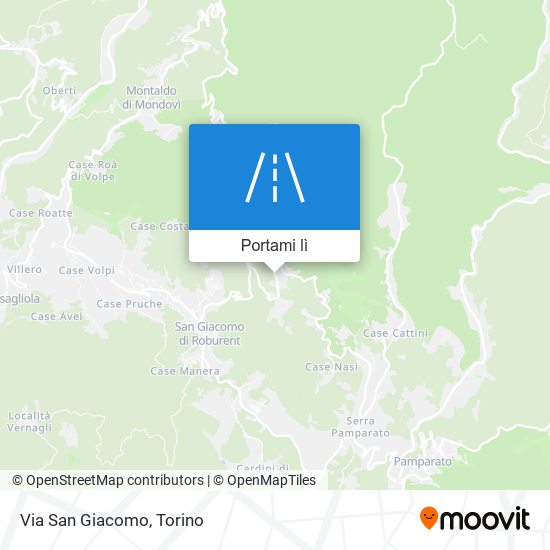 Mappa Via San Giacomo