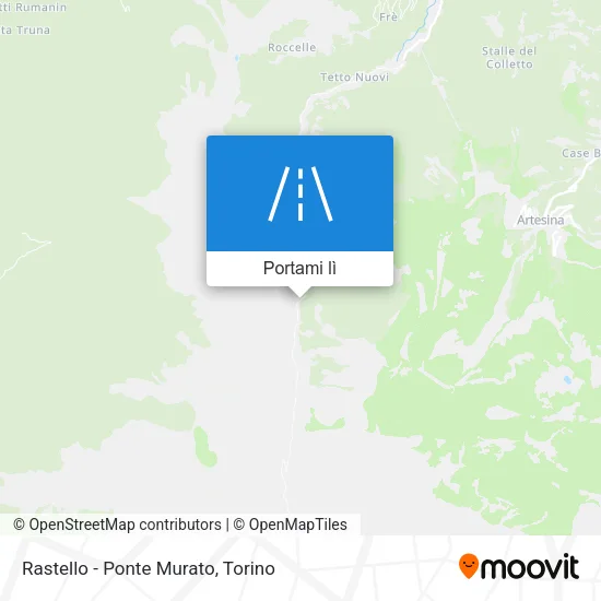 Mappa Rastello - Ponte Murato