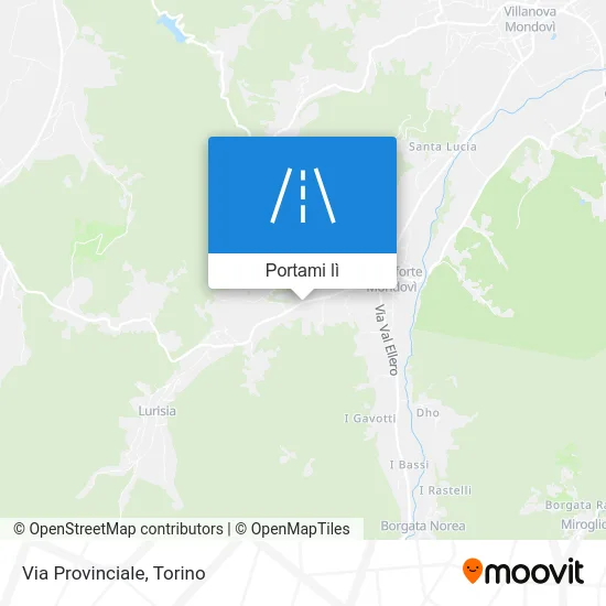 Mappa Via Provinciale