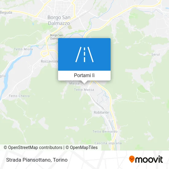 Mappa Strada Piansottano