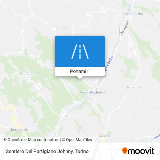 Mappa Sentiero Del Partigiano Johnny