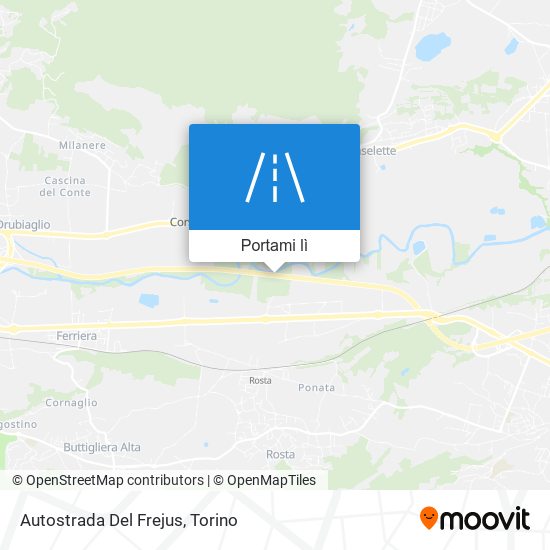 Mappa Autostrada Del Frejus