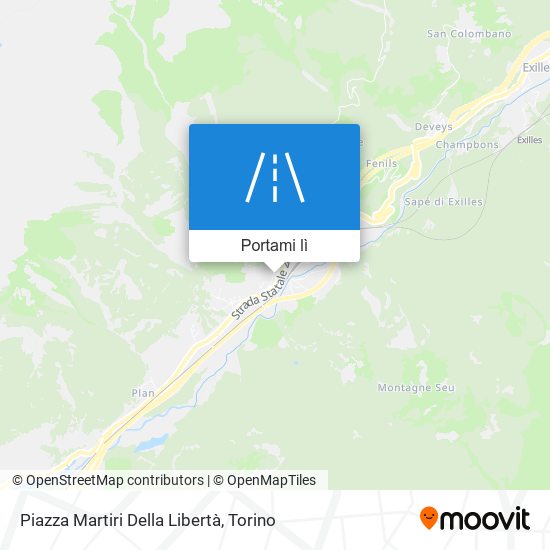 Mappa Piazza Martiri Della Libertà