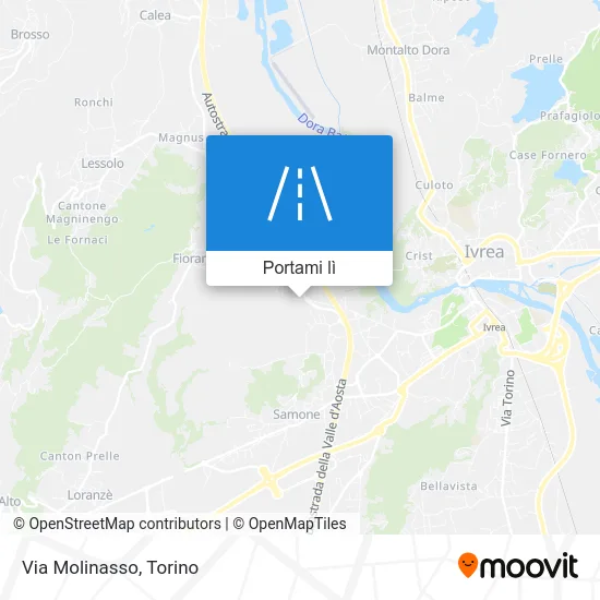 Mappa Via Molinasso