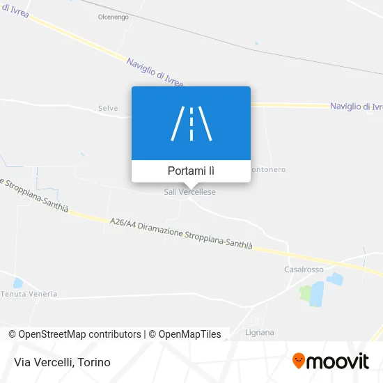 Mappa Via Vercelli