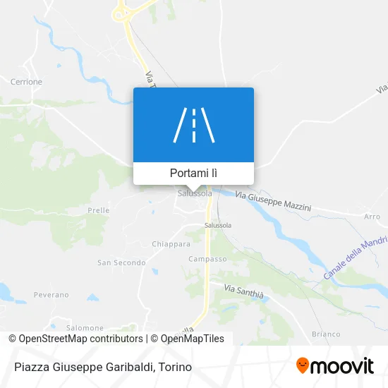 Mappa Piazza Giuseppe Garibaldi