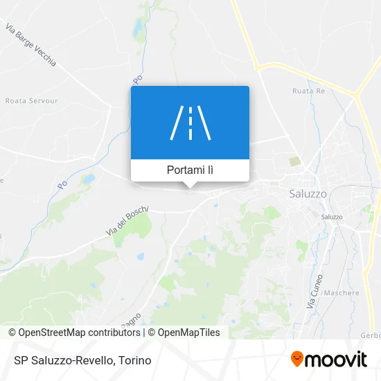 Mappa SP Saluzzo-Revello