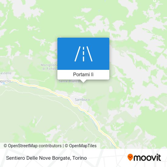 Mappa Sentiero Delle Nove Borgate