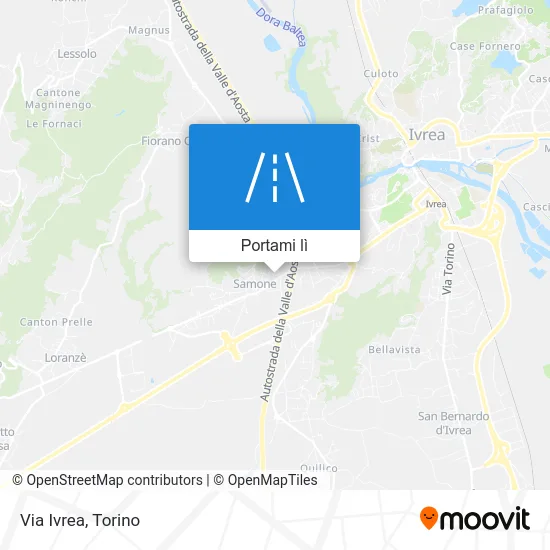 Mappa Via Ivrea