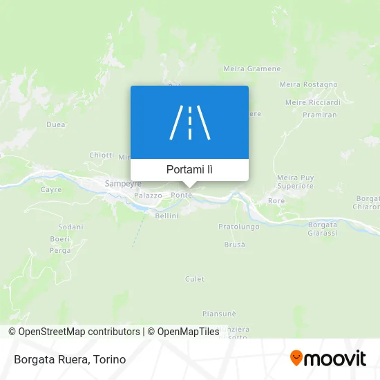 Mappa Borgata Ruera