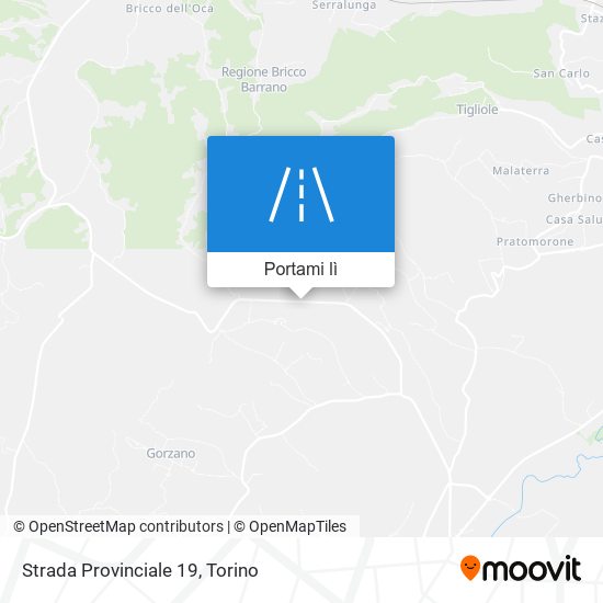 Mappa Strada Provinciale 19