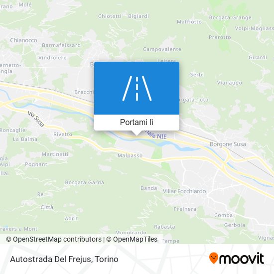 Mappa Autostrada Del Frejus