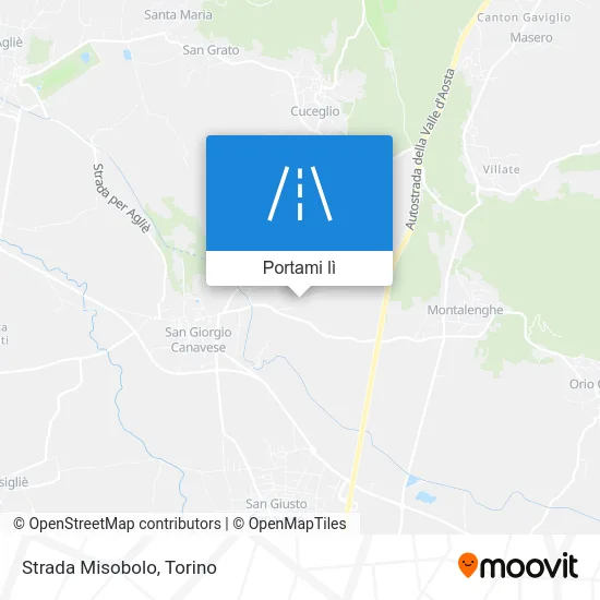 Mappa Strada Misobolo