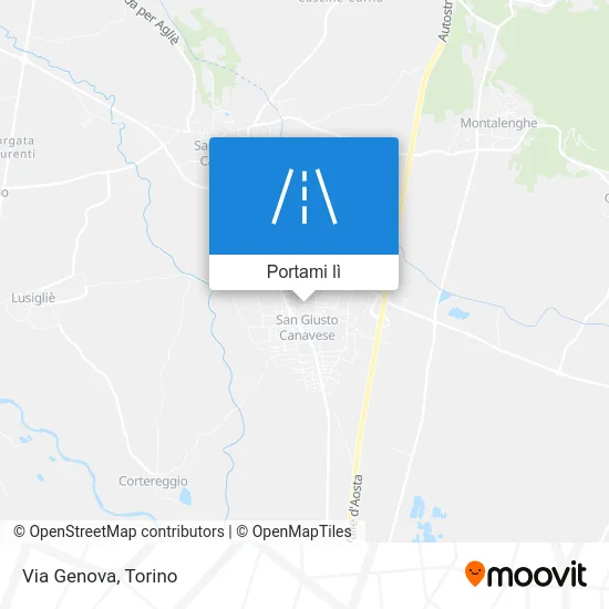 Mappa Via Genova