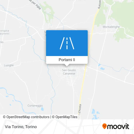 Mappa Via Torino
