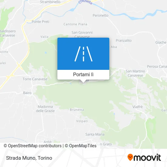 Mappa Strada Muno