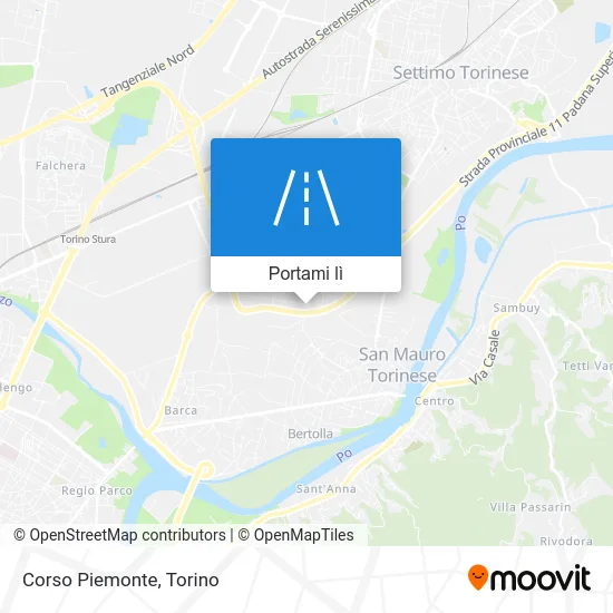 Mappa Corso Piemonte