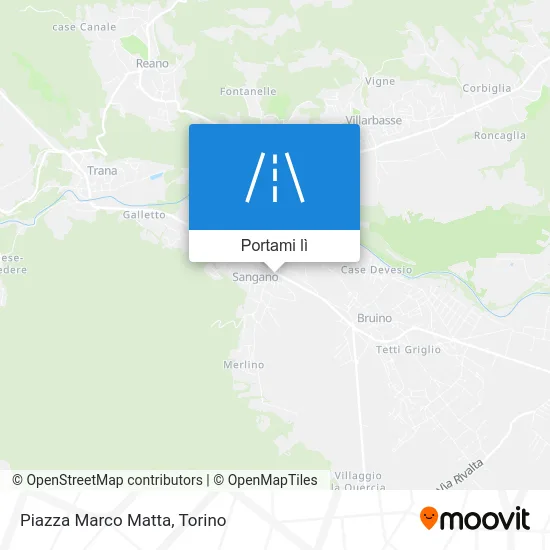 Mappa Piazza Marco Matta