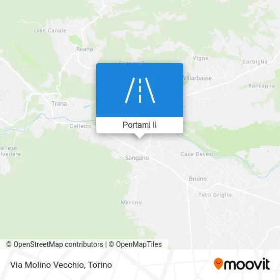 Mappa Via Molino Vecchio