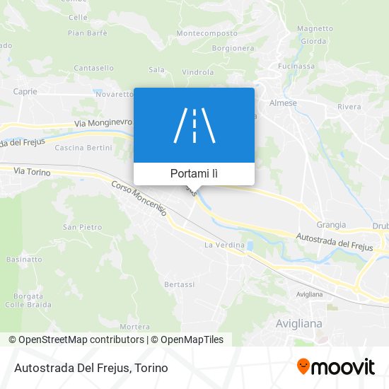 Mappa Autostrada Del Frejus