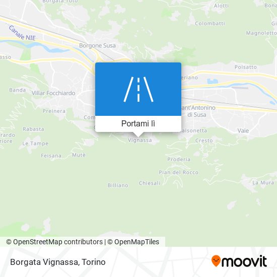 Mappa Borgata Vignassa