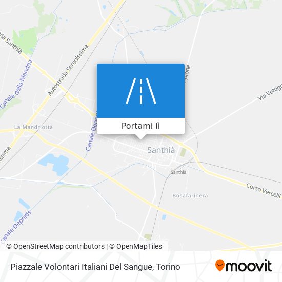 Mappa Piazzale Volontari Italiani Del Sangue