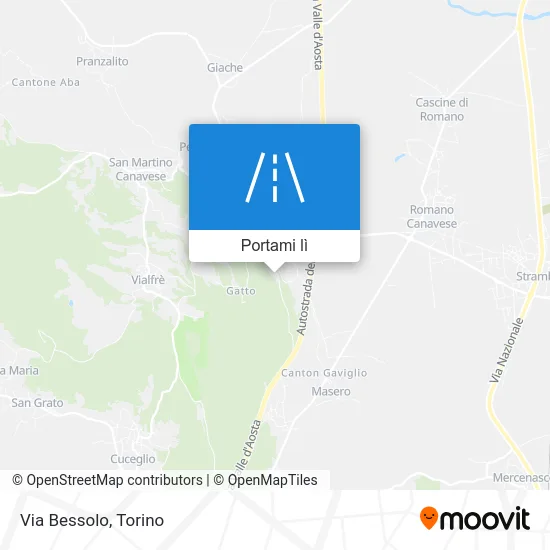 Mappa Via Bessolo