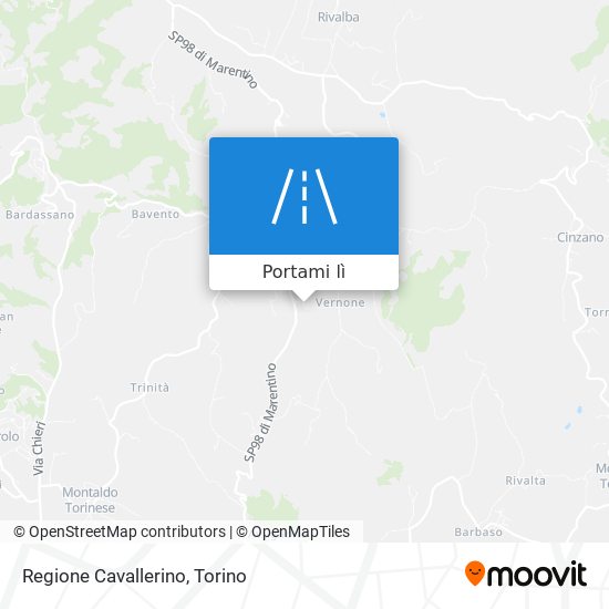 Mappa Regione Cavallerino