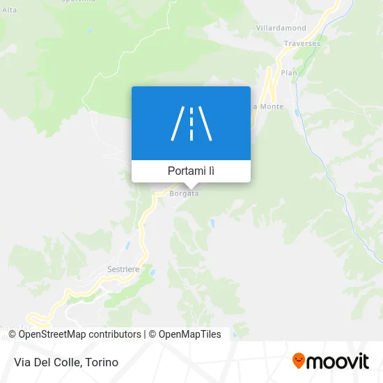 Mappa Via Del Colle