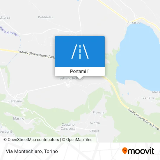 Mappa Via Montechiaro