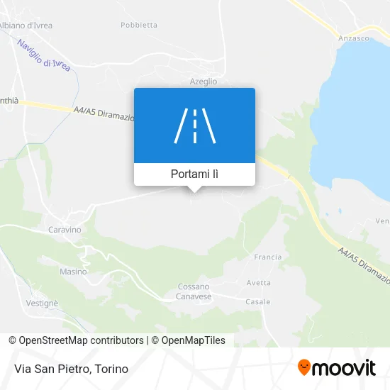 Mappa Via San Pietro