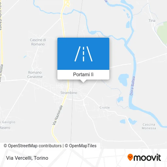 Mappa Via Vercelli