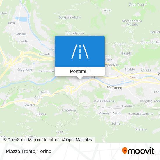 Mappa Piazza Trento