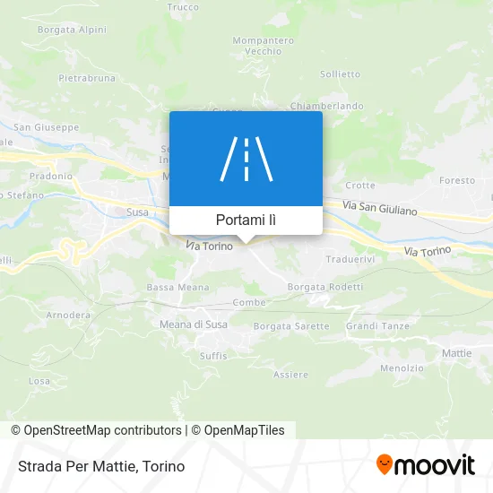 Mappa Strada Per Mattie