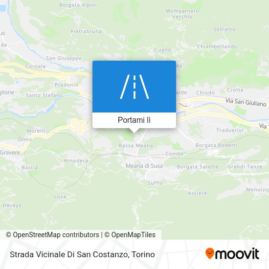 Mappa Strada Vicinale Di San Costanzo