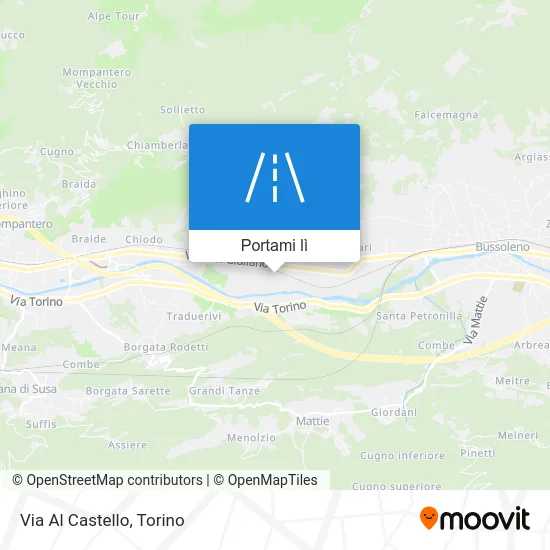 Mappa Via Al Castello