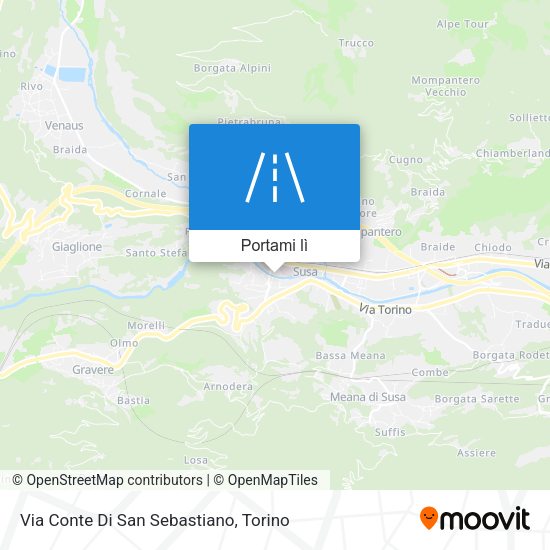 Mappa Via Conte Di San Sebastiano