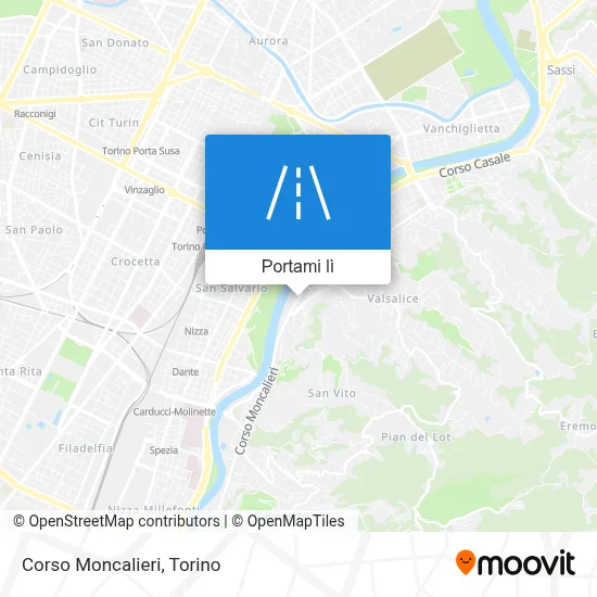 Mappa Corso Moncalieri
