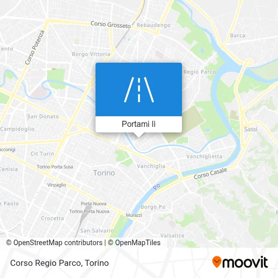 Mappa Corso Regio Parco