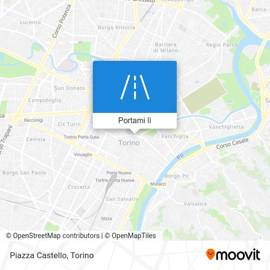 Mappa Piazza Castello