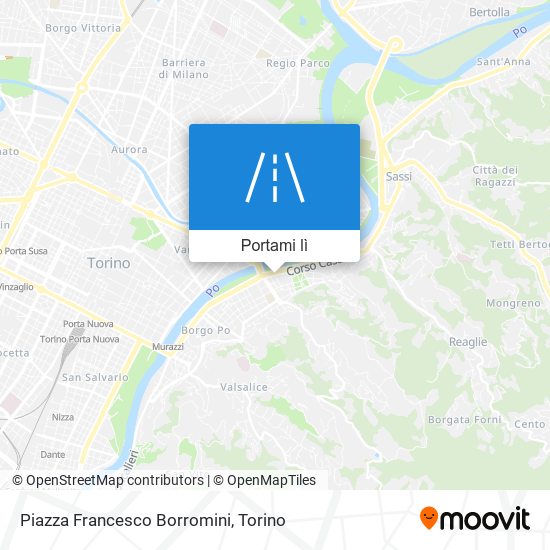 Mappa Piazza Francesco Borromini