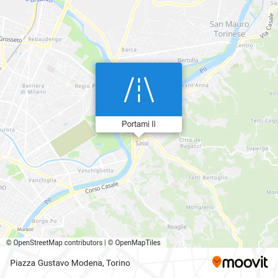 Mappa Piazza Gustavo Modena