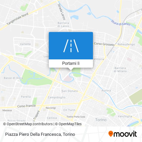 Mappa Piazza Piero Della Francesca