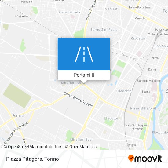 Mappa Piazza Pitagora