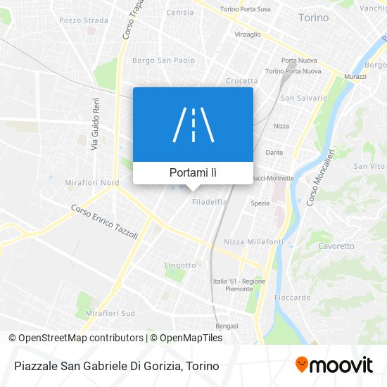 Mappa Piazzale San Gabriele Di Gorizia