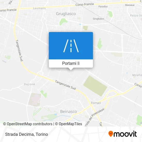 Mappa Strada Decima