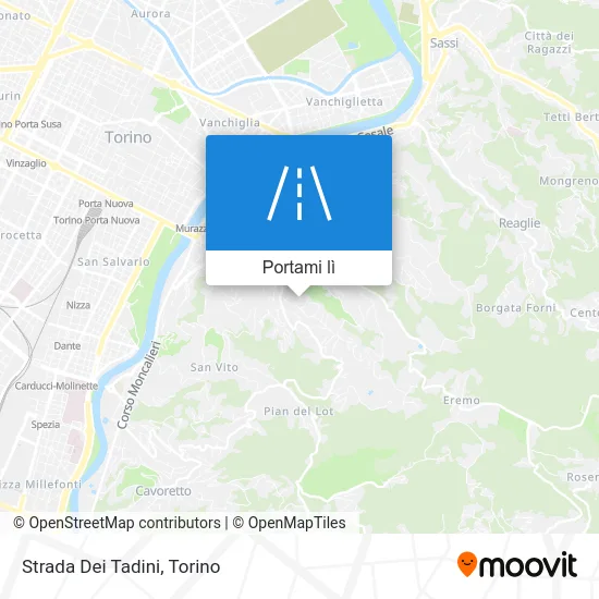 Mappa Strada Dei Tadini