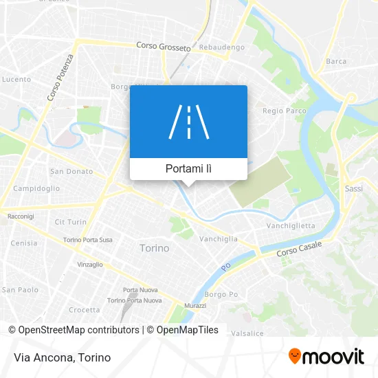 Mappa Via Ancona