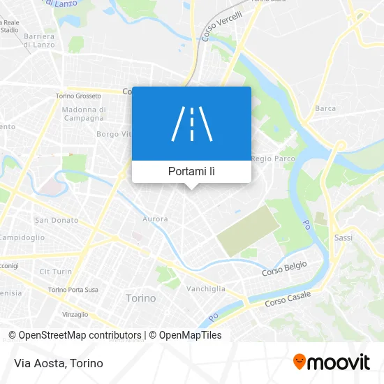 Mappa Via Aosta