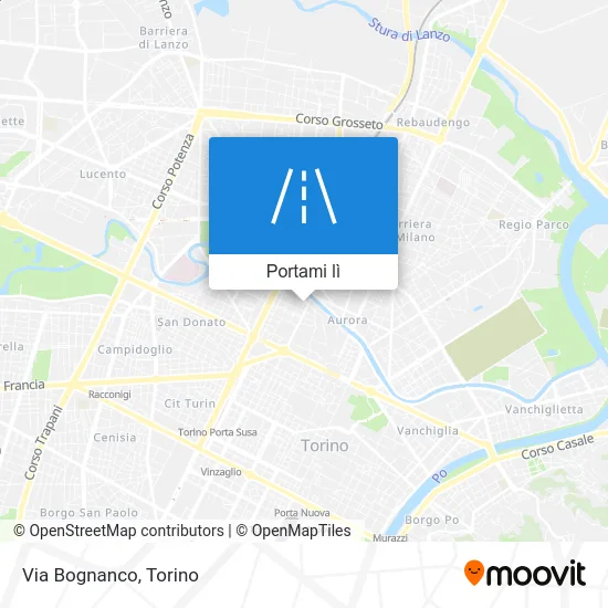 Mappa Via Bognanco